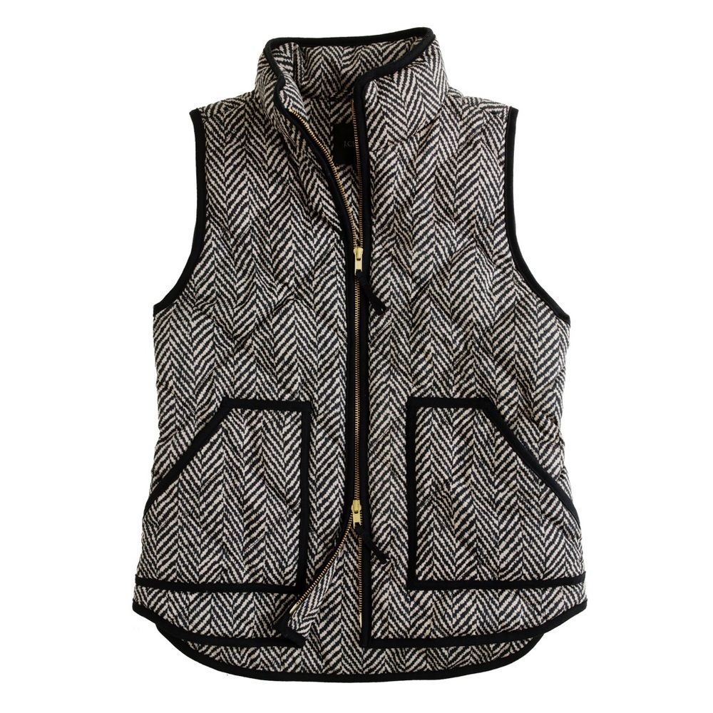 JCREW Herringbone Vest